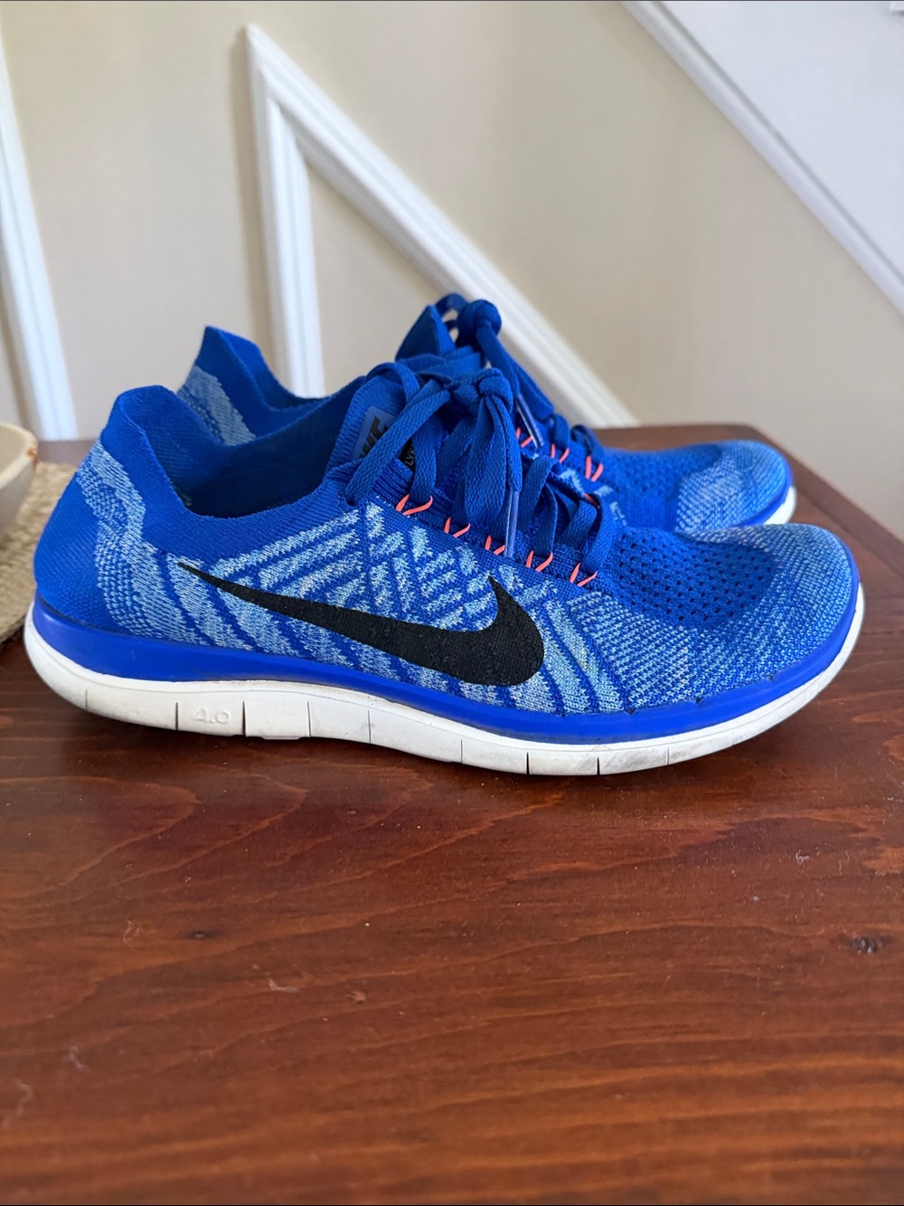 Nike Royal Blue Flyknit Sneakers